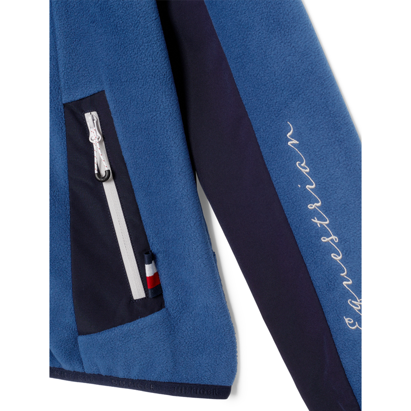 Tommy Hilfiger Women's Thermo Zip Fleece Jacket - Indigo Blue-7